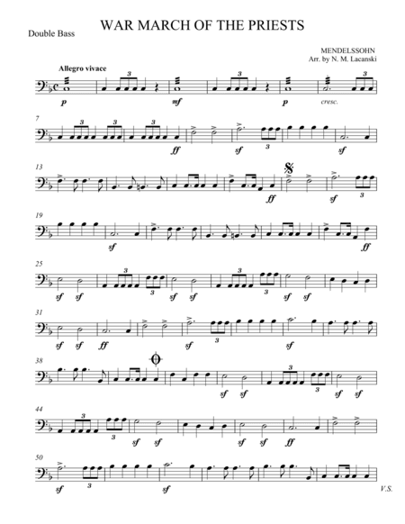 War March of the Priests (arr. Nick Lacanski)