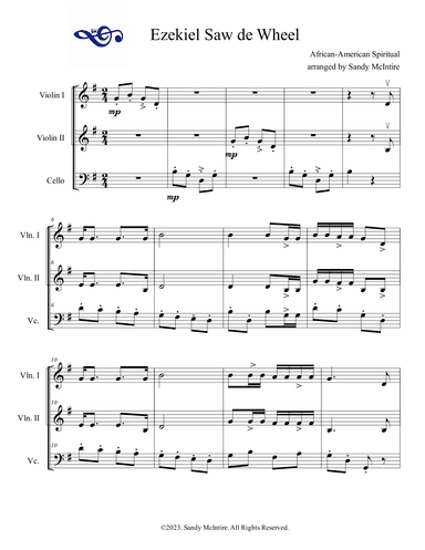 Ezekiel Saw de Wheel (arr. Sandy McIntire)