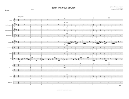 Burn The House Down (arr. Thomas Ruggieri)