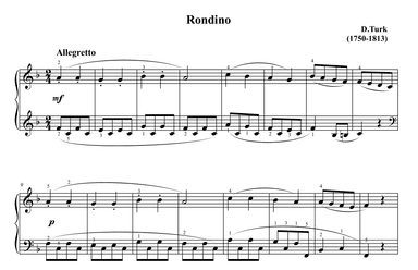 Turk Rondino in F Major (arr. Ben Choupak)