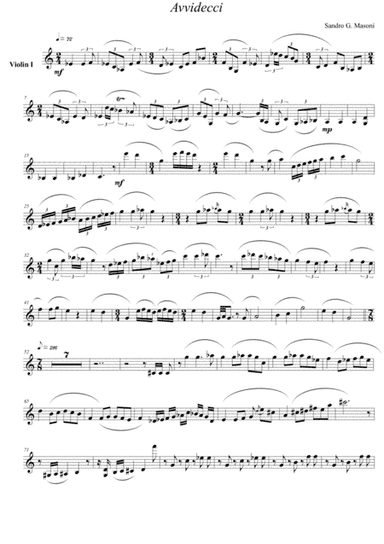 Avvidecci  (Violin I part)