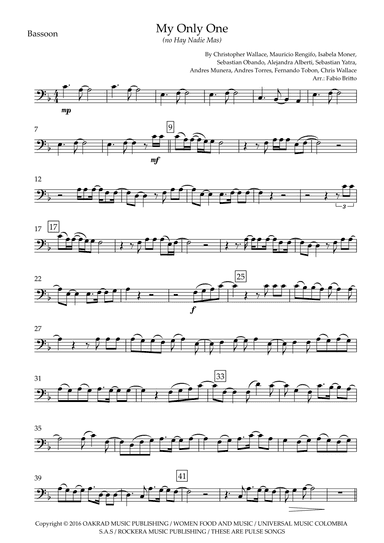 My Only One (no Hay Nadie Mas) (arr. Ottirb Sage)