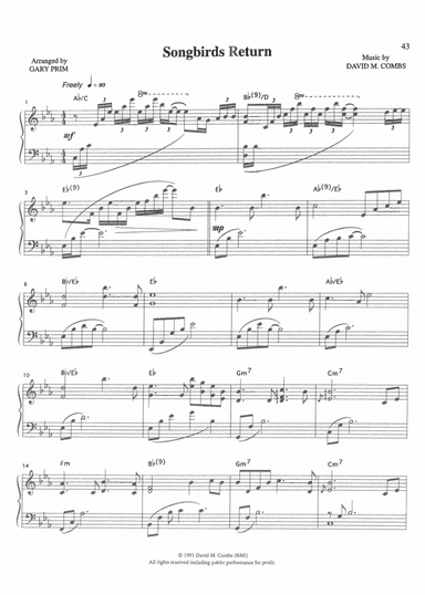 Songbirds Return