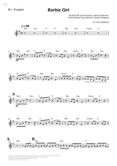 Barbie Girl (arr. César Madeira)