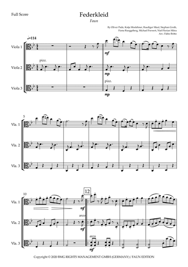 Federkleid (arr. Fabio Britto)