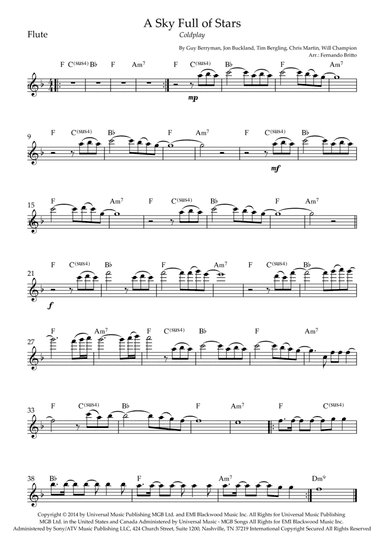 A Sky Full Of Stars (arr. Fernando Britto)