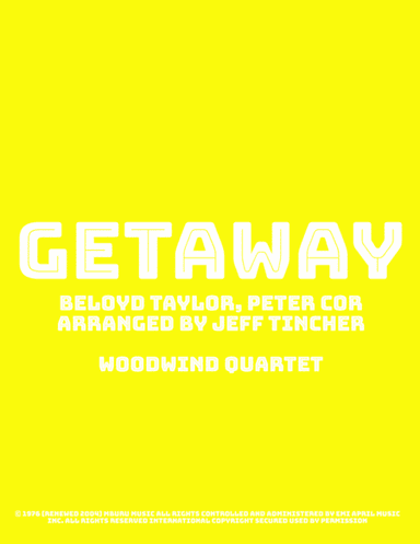 Getaway (arr. Jeff Tincher)