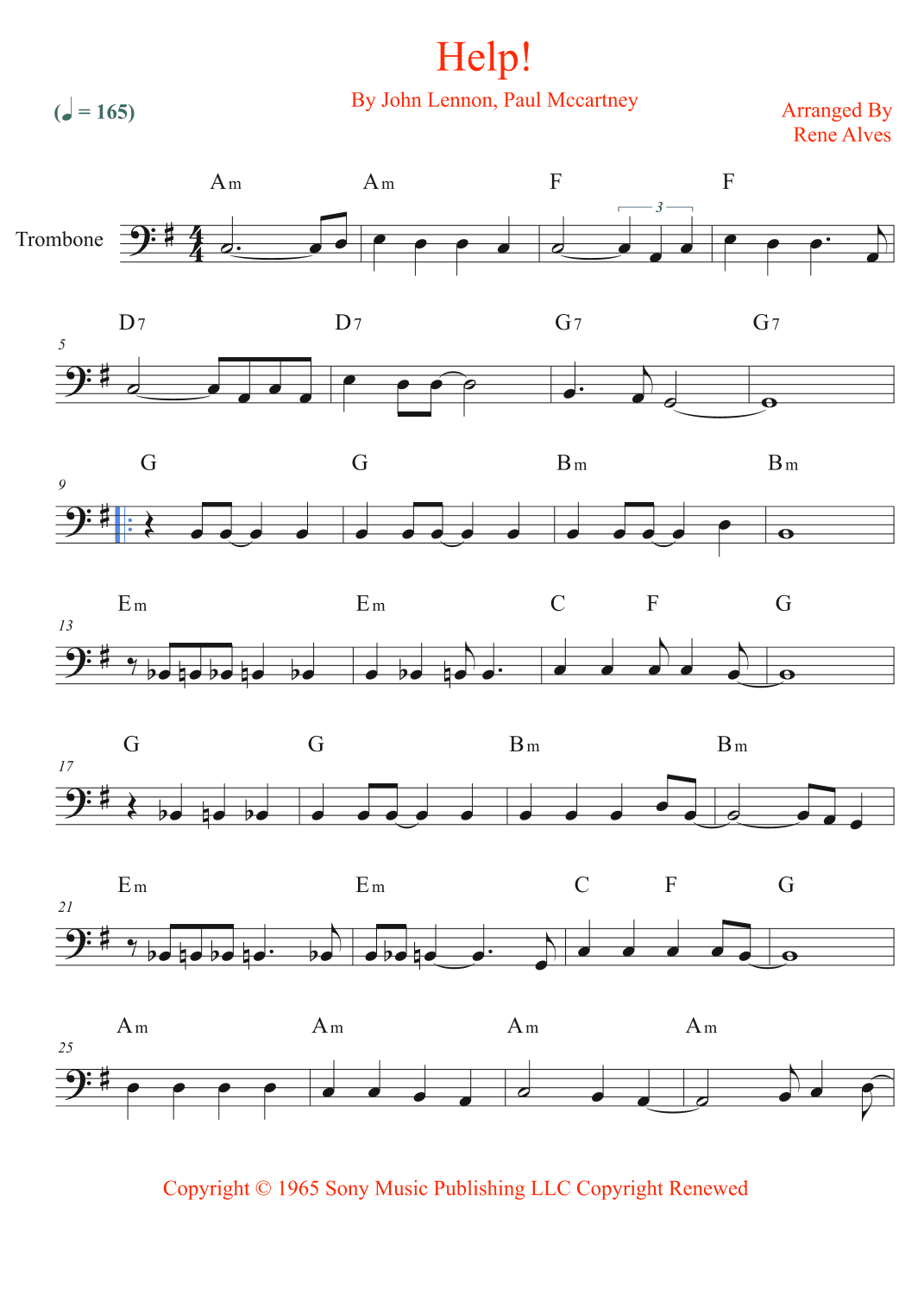 Help! (arr. Rene Alves)