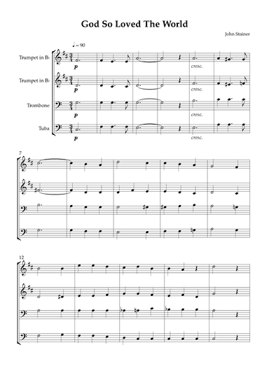 God So Loved The World (arr. Karen Gueiros)