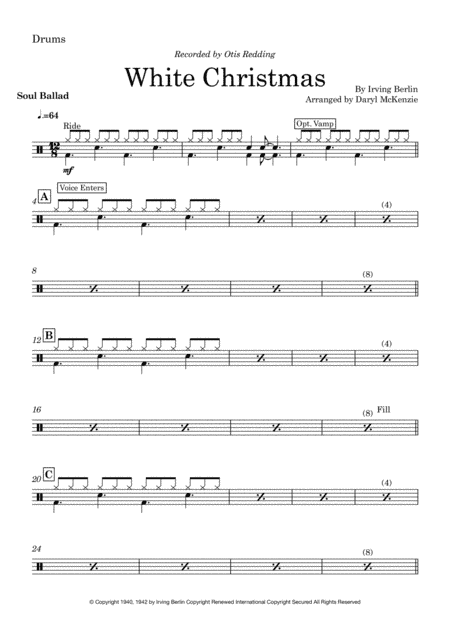White Christmas (arr. Daryl McKenzie)