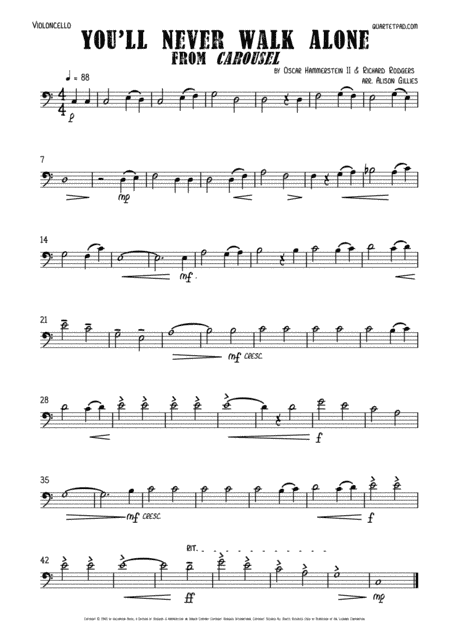 You'll Never Walk Alone (arr. Alison Gillies)
