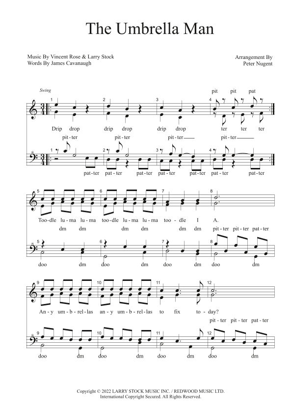 Umbrella Man (arr. Peter Nugent)