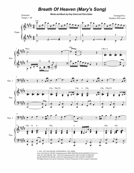 Breath Of Heaven (Mary's Song) (arr. Stephen DeCesare)