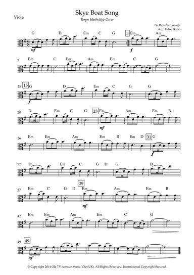 Skye Boat Song (arr. Fabio Britto)