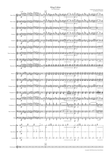 King Cotton (concert band arrangement) (arr. Michael James Daniel Robets)