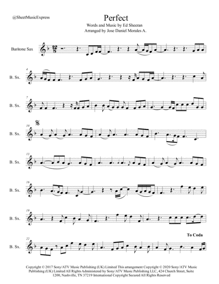 Perfect (arr. Jose Daniel Morales A.)