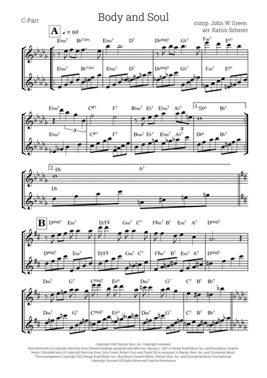 Body And Soul (arr. Katrin Scherer)