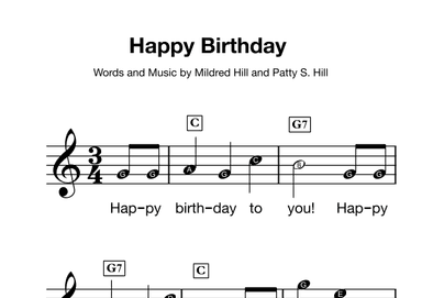Happy Birthday (arr. Suzan Beyazit)