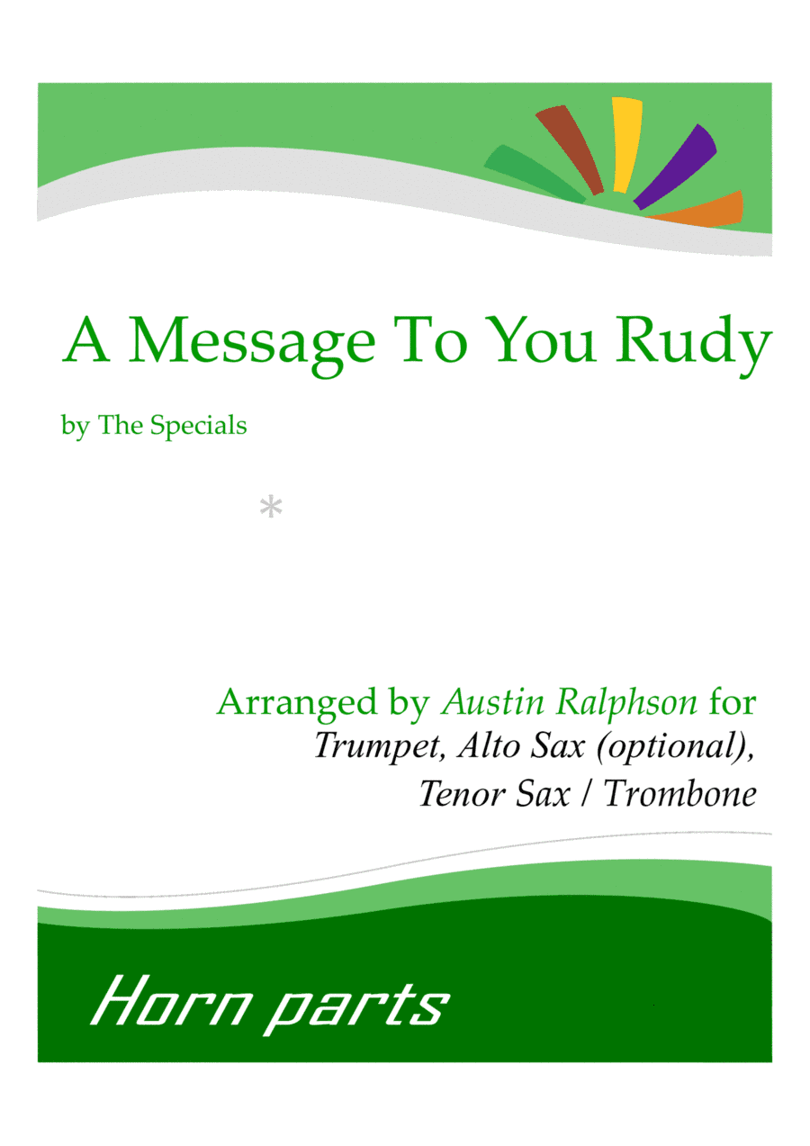 A Message To You Rudy (arr. Austin Ralphson)