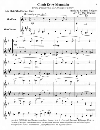 Climb Ev'ry Mountain (arr. Phil Beaman)