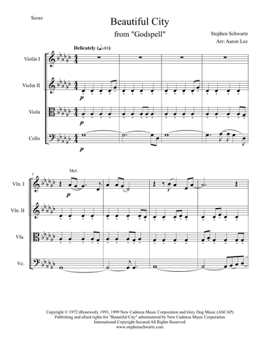 Beautiful City (arr. Aaron Lee)