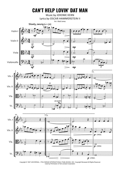 Can't Help Lovin' Dat Man (arr. Aled Jones)