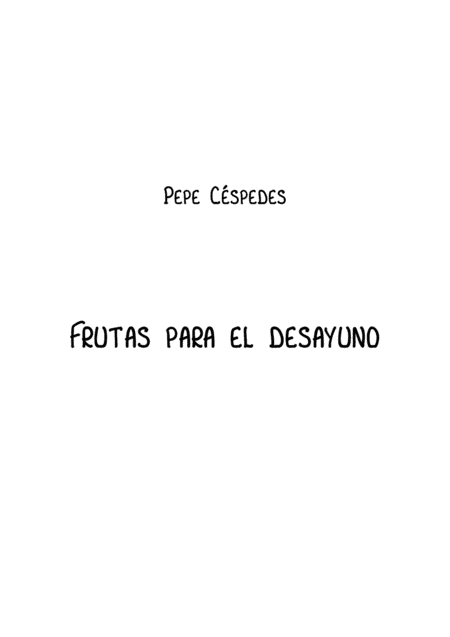 Frutas para el desayuno