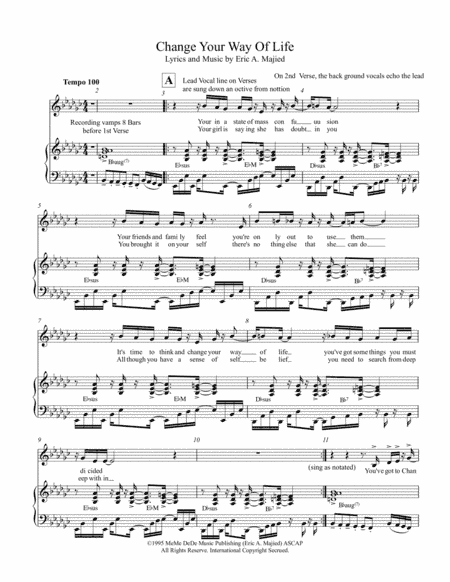 Change Your Way Of Life