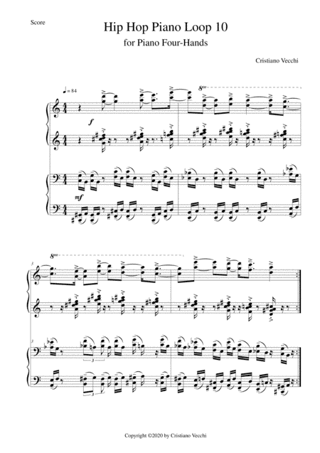 Hip Hop Piano Loop 10