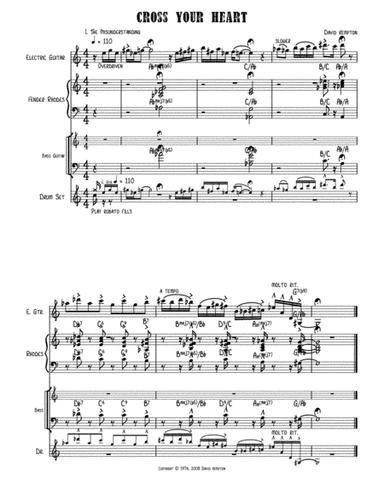 Cross Your Heart - Jazz-Rock Combo
