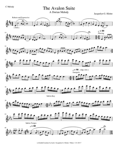 "The Avalon Suite" a Dorian Melody