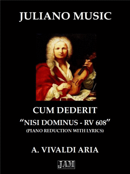CUM DEDERIT (PIANO REDUCTION WITH LYRICS) - A. VIVALDI (arr. Juliano Music)