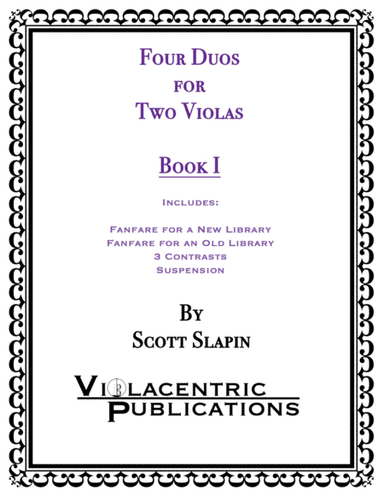 Four Duos for Two Violas Book 1 (Incl: 2 Fanfares, 3 Contrasts, Suspension)