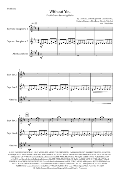 Without You (arr. Fabio Britto)