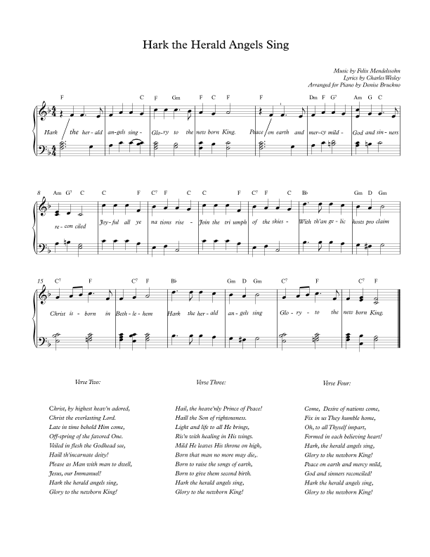 Hark the Herald Angels Sing (arr. Denise Bruckno)