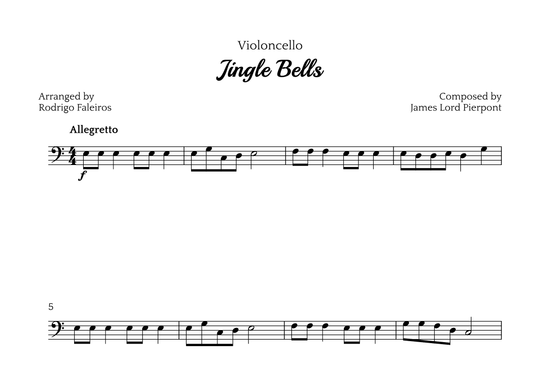 Jingle Bells (arr. Rodrigo Faleiros)