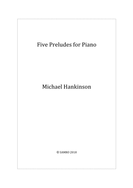 Five Preludes for Piano