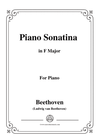 Beethoven-Piano Sonatina in F Major,for piano (arr. MSM)