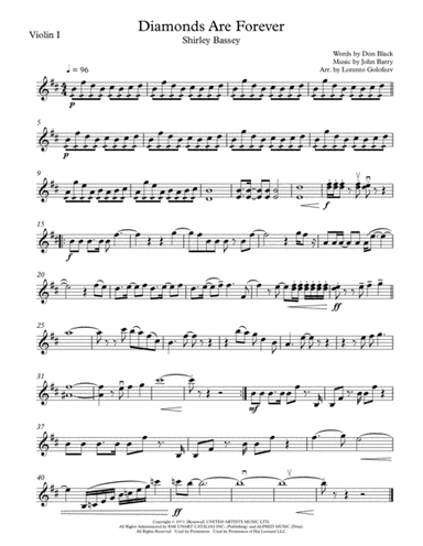 Diamonds Are Forever (arr. Lorento Golofeev)
