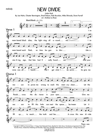 New Divide (arr. Andrea La Rose)