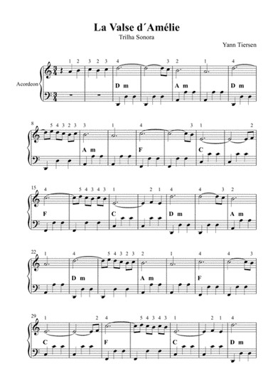 La Valse D'amelie (arr. Estevão Ewald)