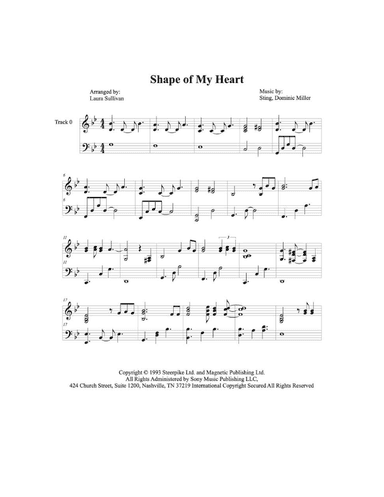 Shape Of My Heart (arr. Laura Sullivan)