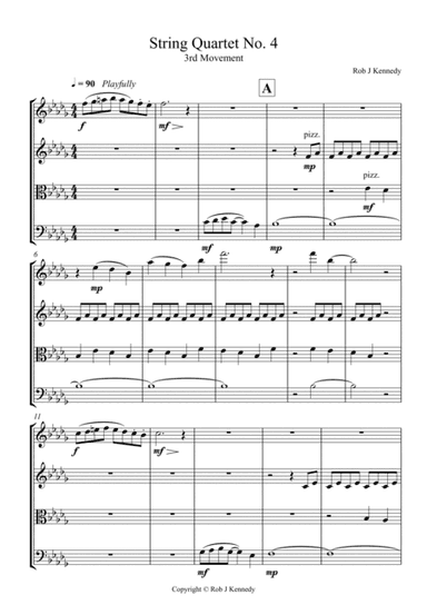 String Quartet No. 4 - 3rd movement