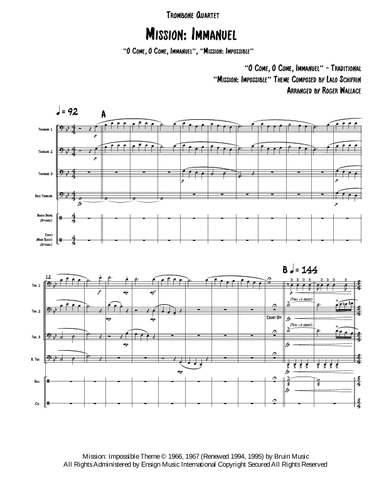 Mission: Impossible Theme (arr. Roger Wallace)