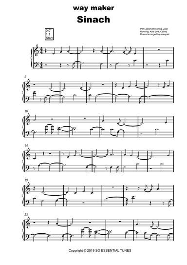 Way Maker (arr. by Ezequiel zeferino edição)