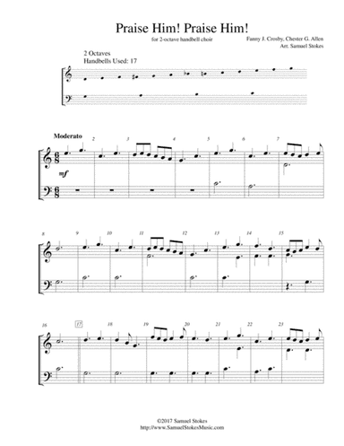Praise Him! Praise Him! - for 2-octave handbell choir (arr. Samuel Stokes)