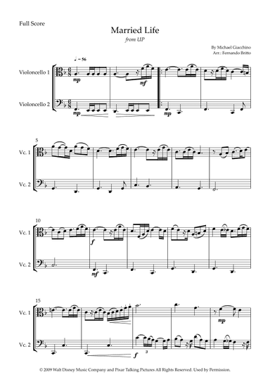 Married Life (arr. Fernando Britto)