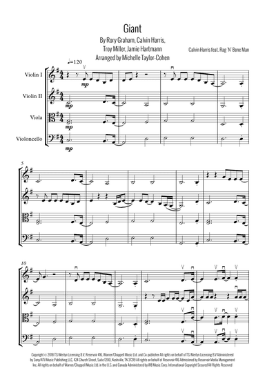 Giant (arr. Michelle Taylor-Cohen)