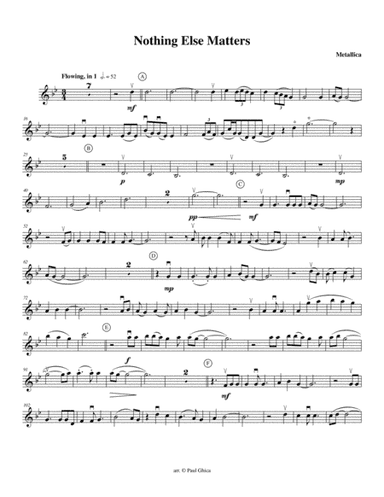 Nothing Else Matters (arr. pop4strings.com)