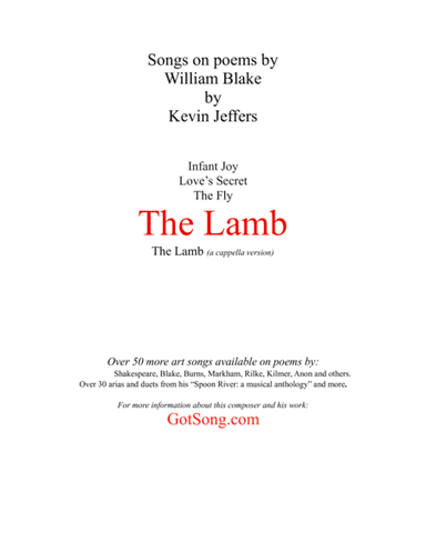 The Lamb (poem by William Blake)